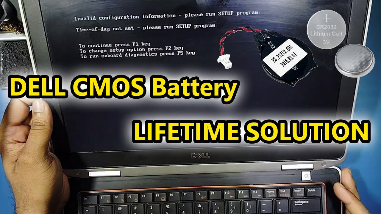 Модификация батареи CMOS - Dell Latitude E6320