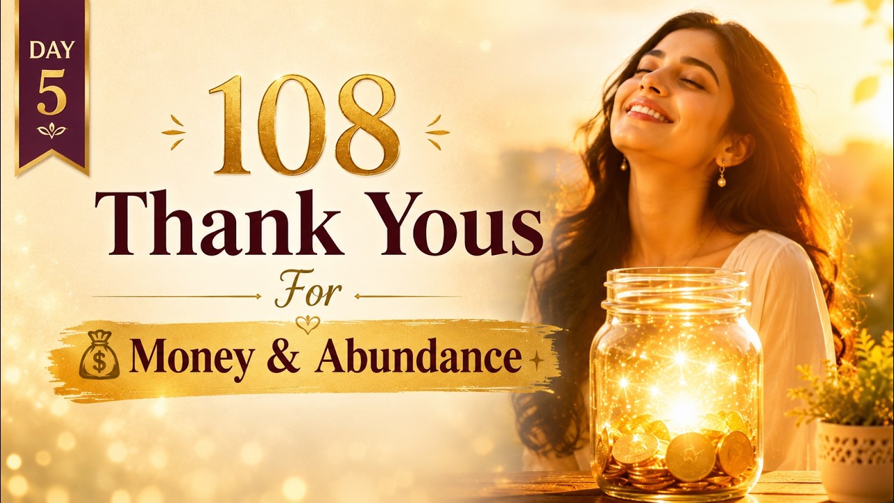 Gratitude Song for Money & Abundance | 108 Thank Yous  | Day 5 #gratitude  #universe #money