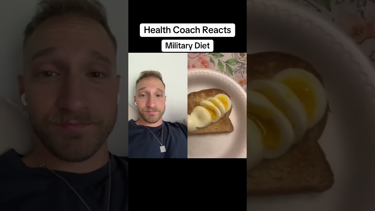 Health Coach reacts: Military Diet #sustainableweightlosstips #sustainableweightlossforlife