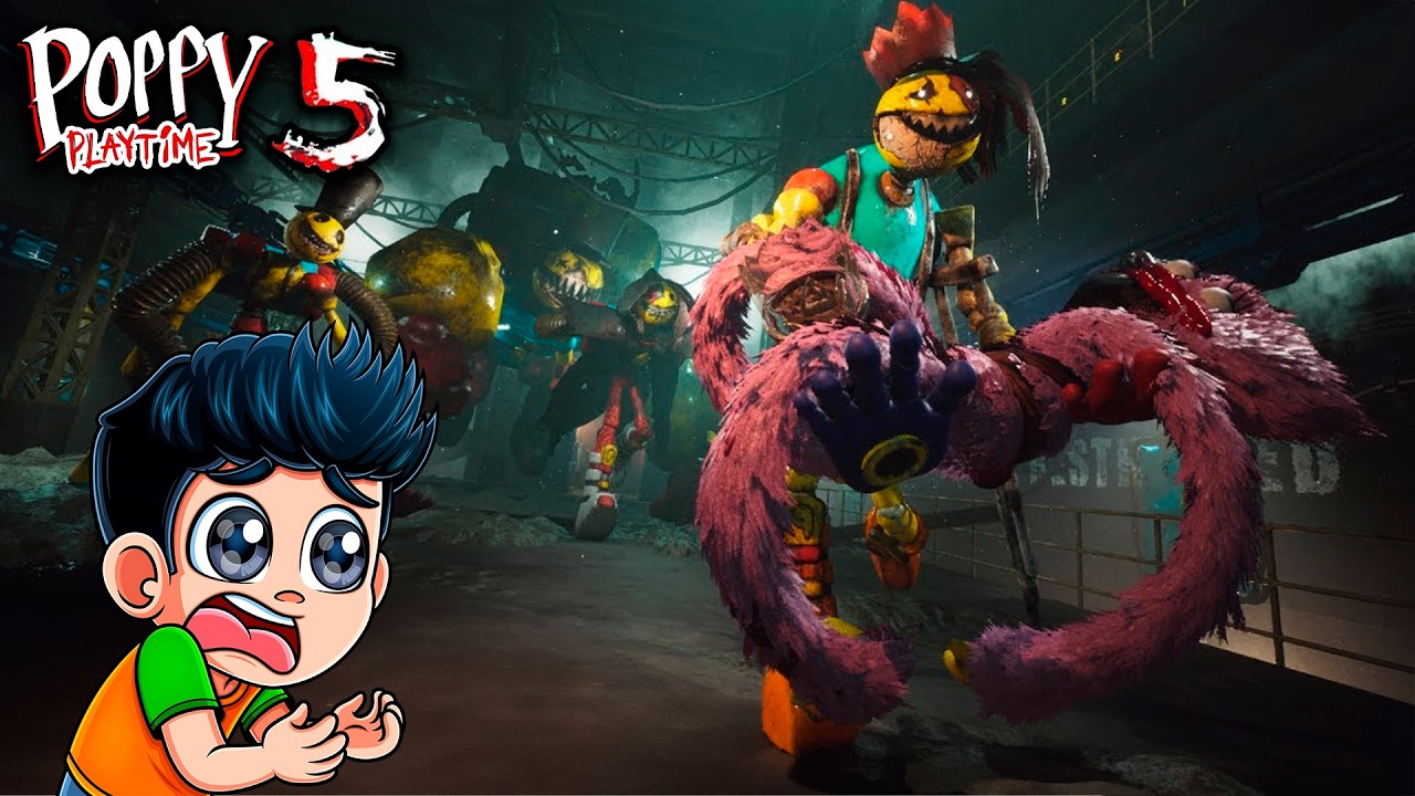 Poppy Playtime: Chapter 5 - JUEGO COMPLETO + FINALES (FANMADE) | Jondres Gc