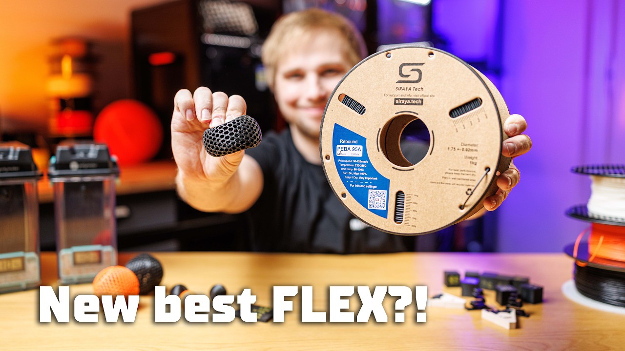 Je PEBA nov&yacute; nejlep&scaron;&iacute; FLEX filament? Testujeme PEBA a PEBA Air