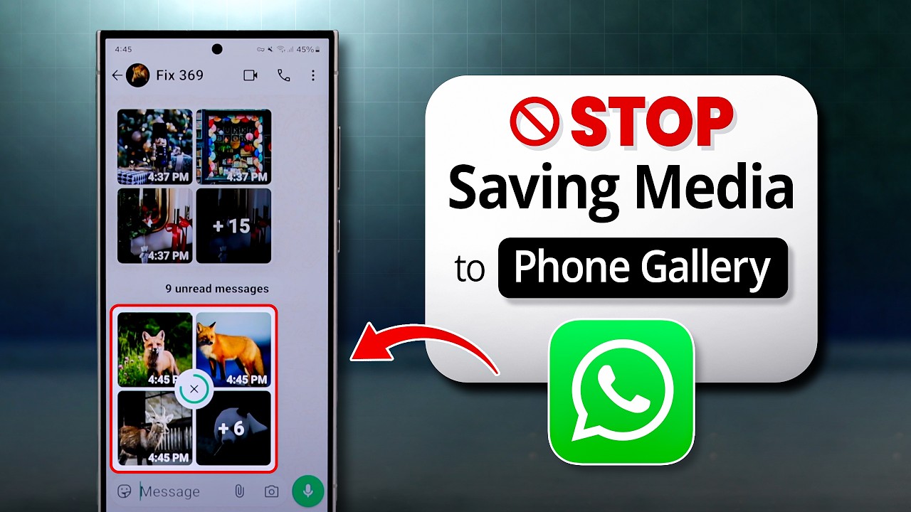 How To Stop WhatsApp Saving Photos To Gallery - 2025