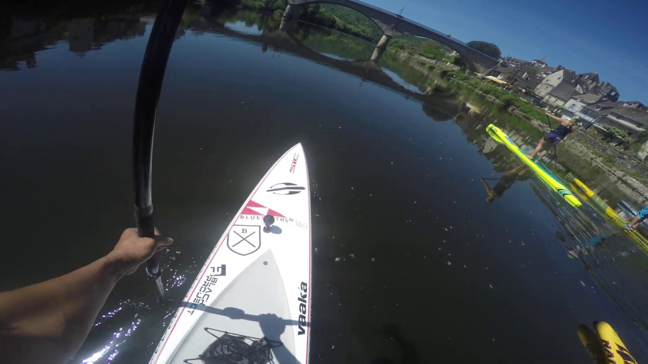SUP paddling in Argentat with friends 2018