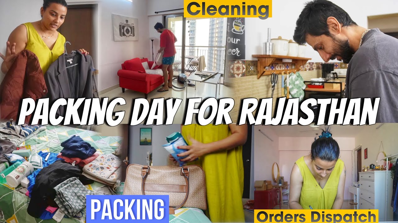 What A Packing Day ACTUALLY Looks Like | Pack With Me For Rajasthan | Cooking | Aabhaari Orders