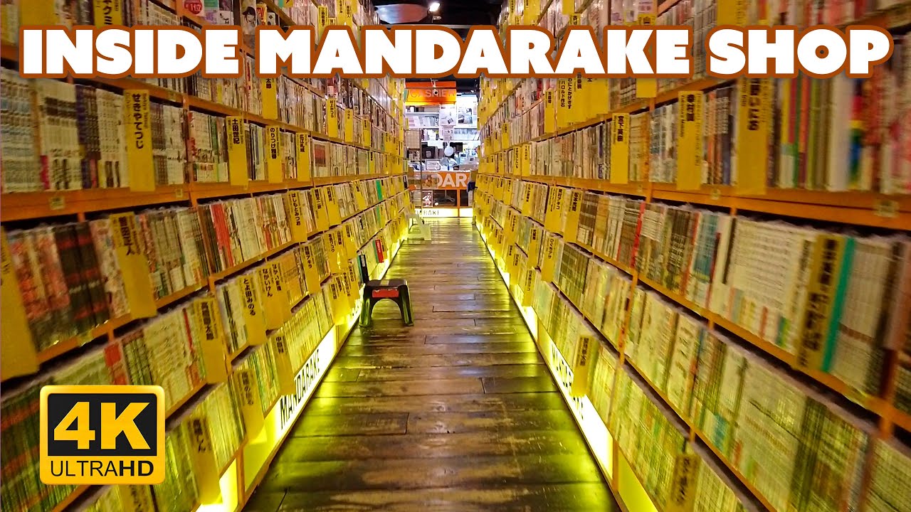 Inside Mandarake Manga / Anime store in Tokyo 🗼 4k ASMR