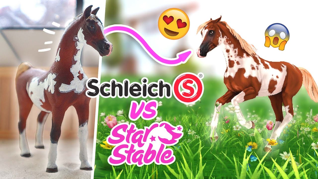 DE NIEUWE STARSTABLE PINTO ARABIER NAMAKEN OP SCHLEICH! | wolfxjessy