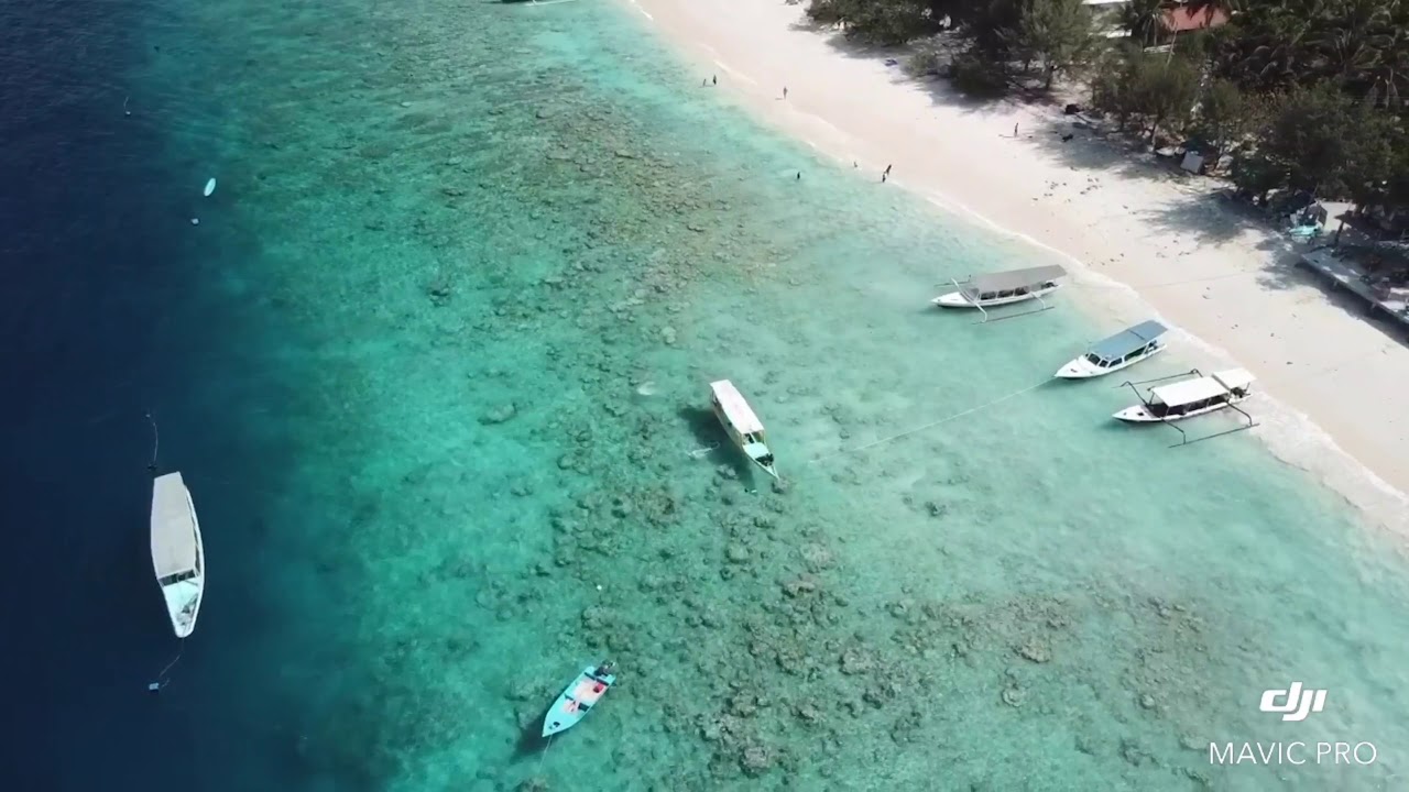 Gili islands drone footage - 4K