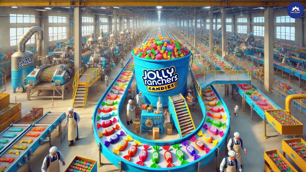 Candy Mega Factory: Processing Millions of Candies Using Modern Technology