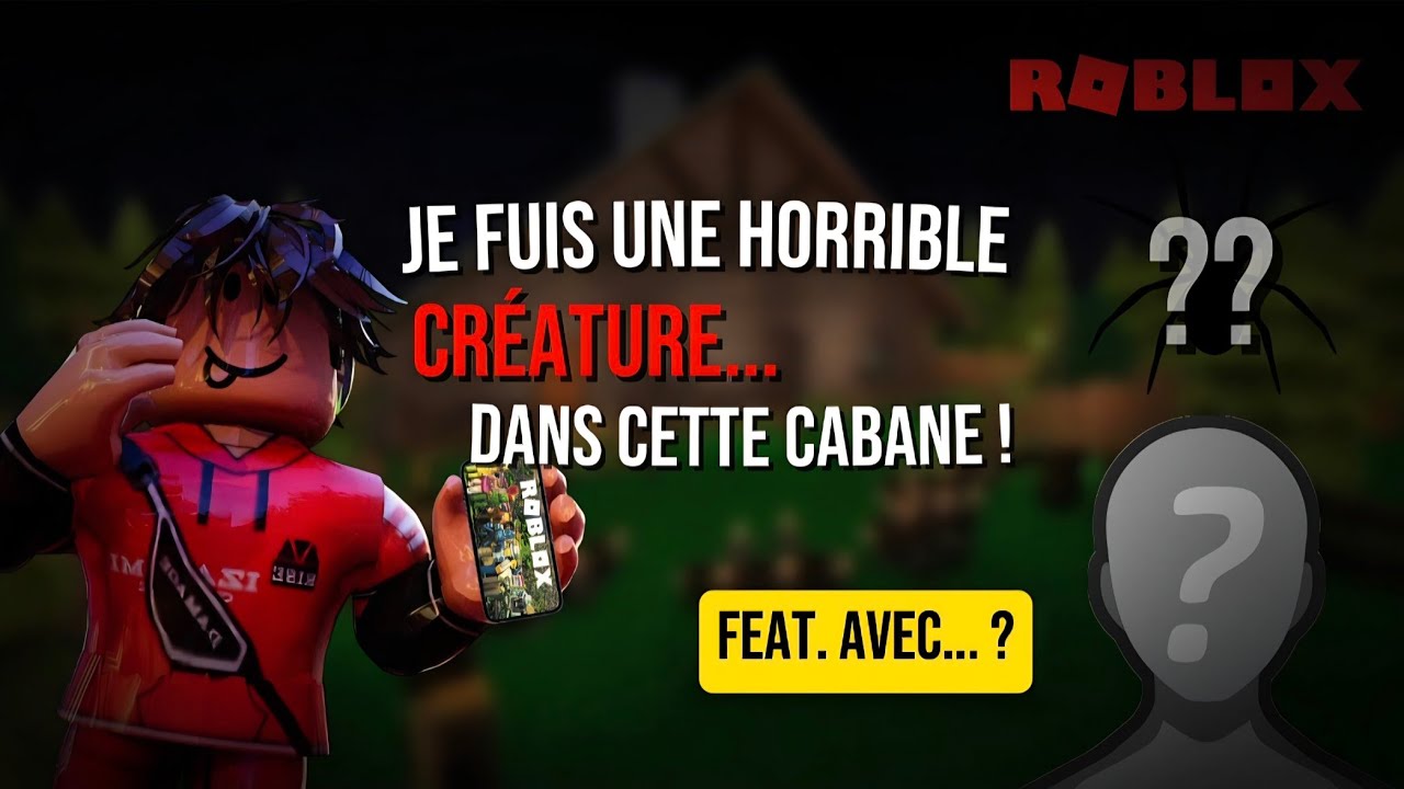 SPIDER (ROBLOX) | Je FUIS une Horrible ARAIGNÉE dans Une GRANDE Cabane... (j'suis accompagné) 🕷🏕