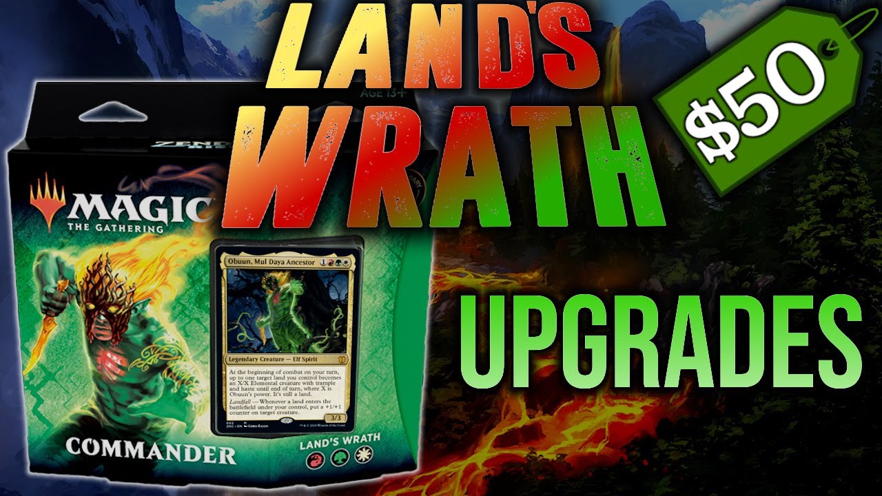 Land's Wrath Precon: $50 Budget Upgrade | Zendikar Rising Precon Power-Up