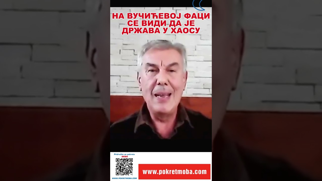 NA VUČIĆEVOJ FACI SE VIDI DA JE DRŽAVA U HAOSU - Miroslav Paravinja