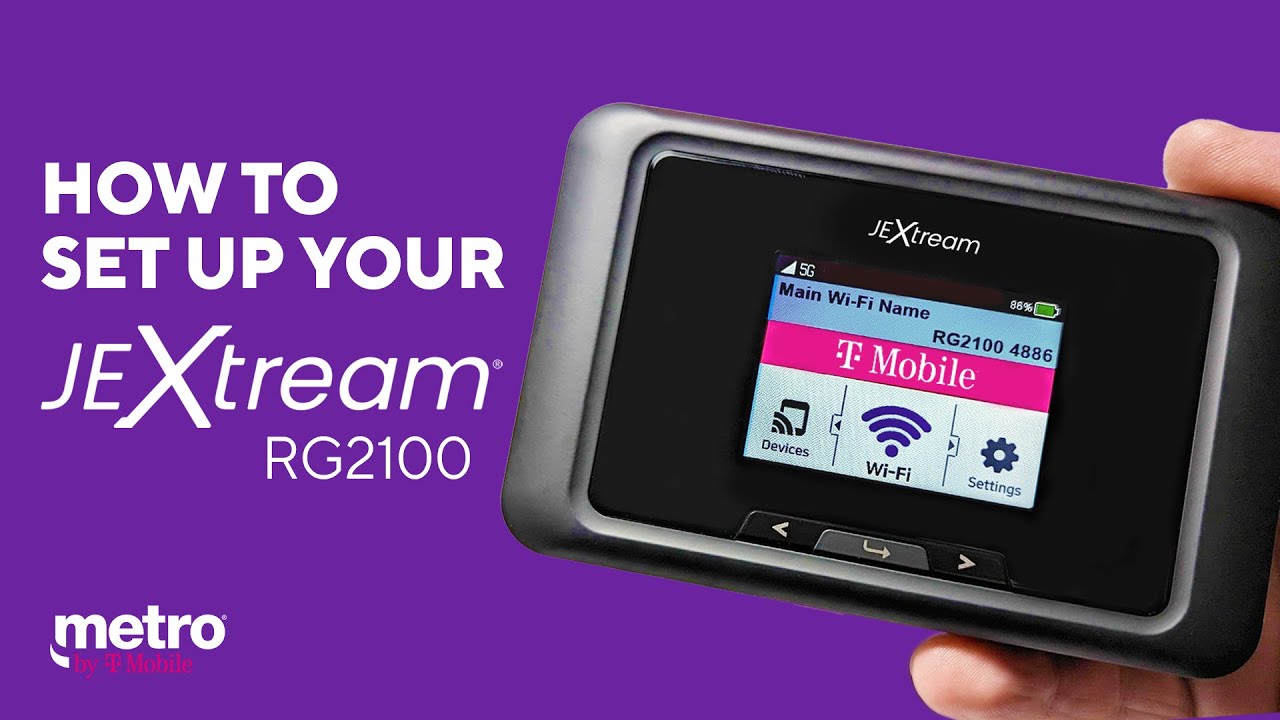 JEXtream&reg; RG2100 5G Mobile Hotspot Unboxing and Setup | Metro by T-Mobile