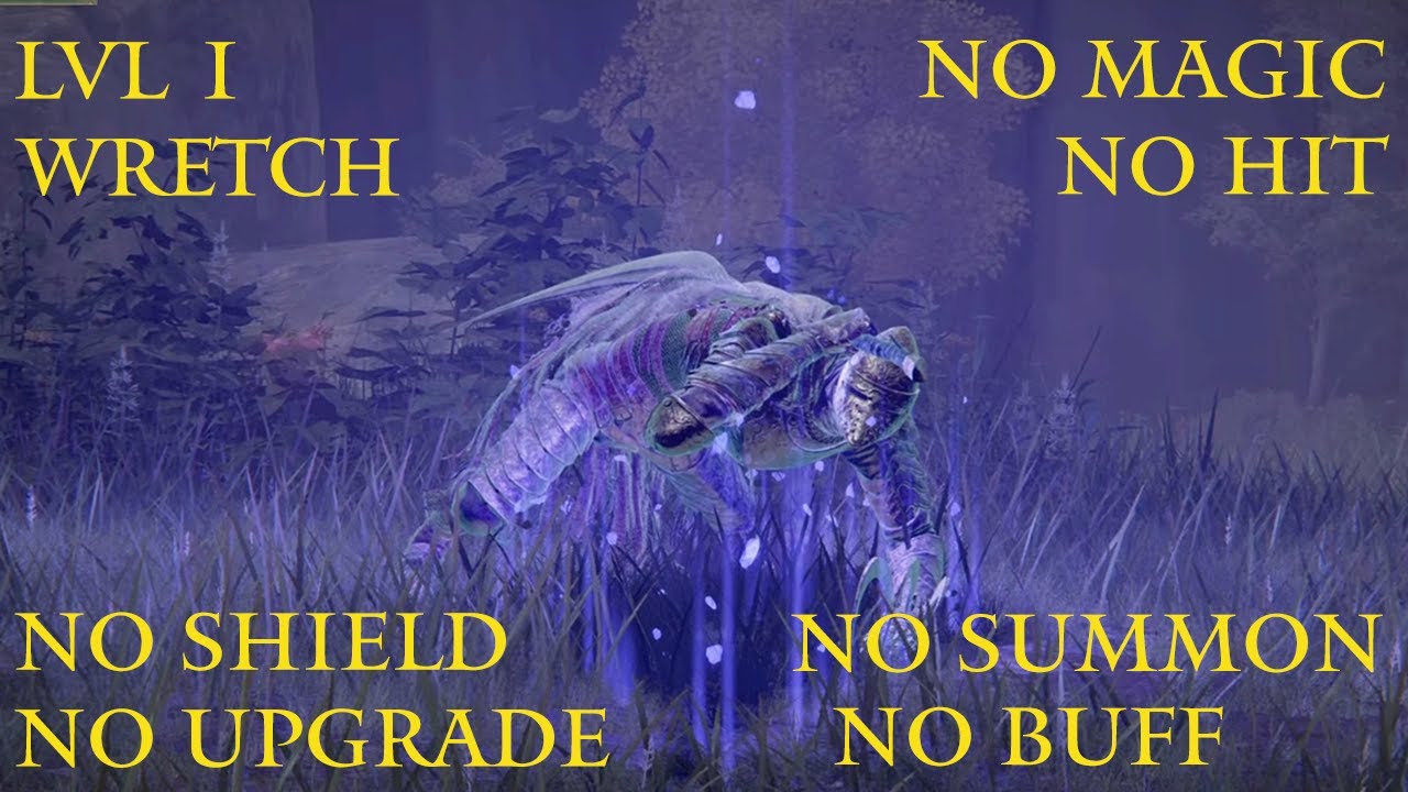 Bloodhound Knight Darriwil | ELDEN RING (Lvl. 1 Wretch - No Hit - No Upgrades - No Buff)