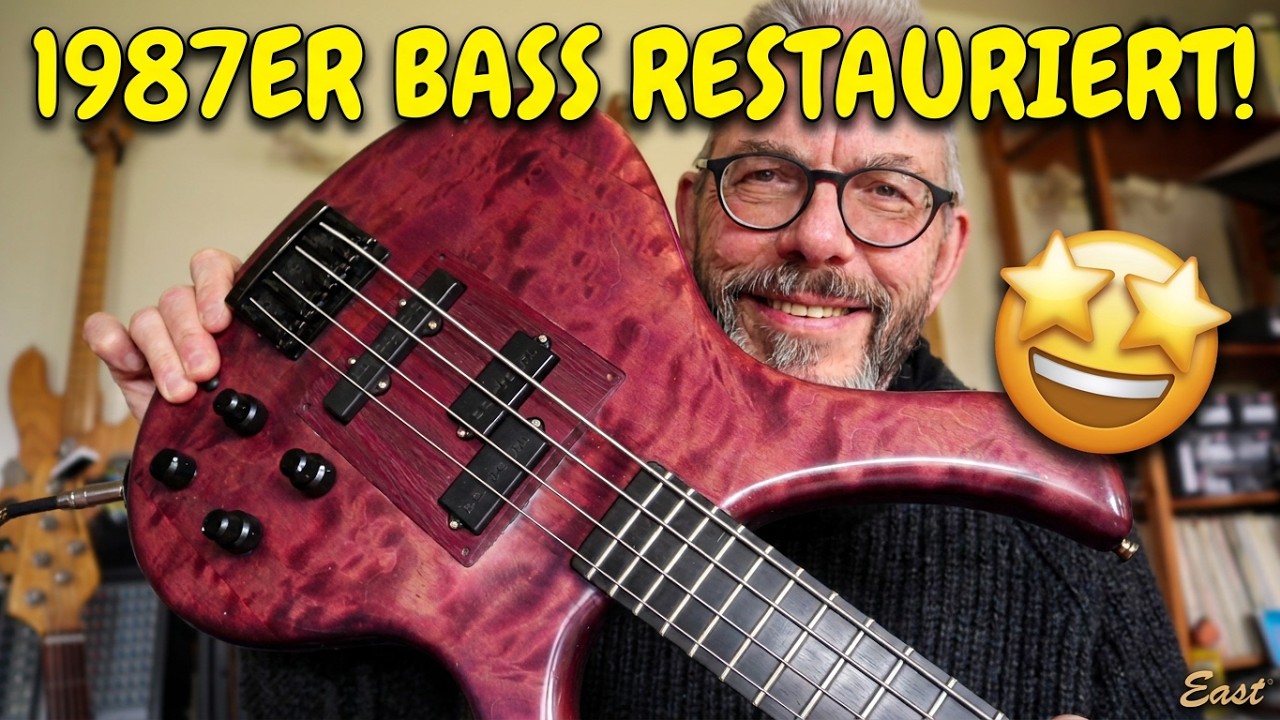 Built in 1987, restored in 2026: The miraculous rebirth of the modified No Sweat Bass!