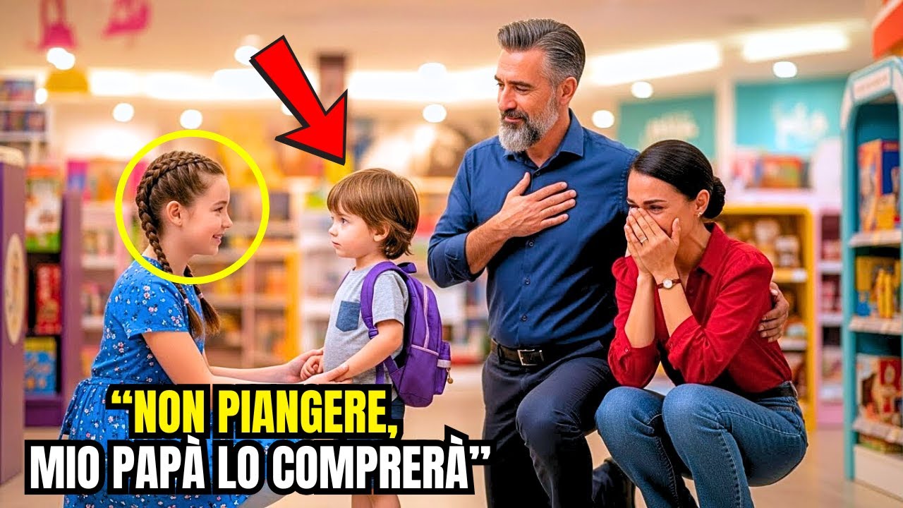 “NON PIANGERE, PAPÀ LO COMPRERÀ” — LA FIGLIA DEL MILIONARIO COMMUOVE UNA MADRE SENZA SOLDI