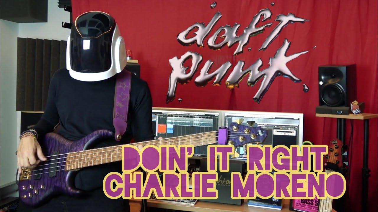 Daft Punk - Doin' It Right bass cover by Charlie Moreno