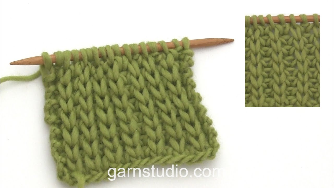 How to knit Shaker Rib