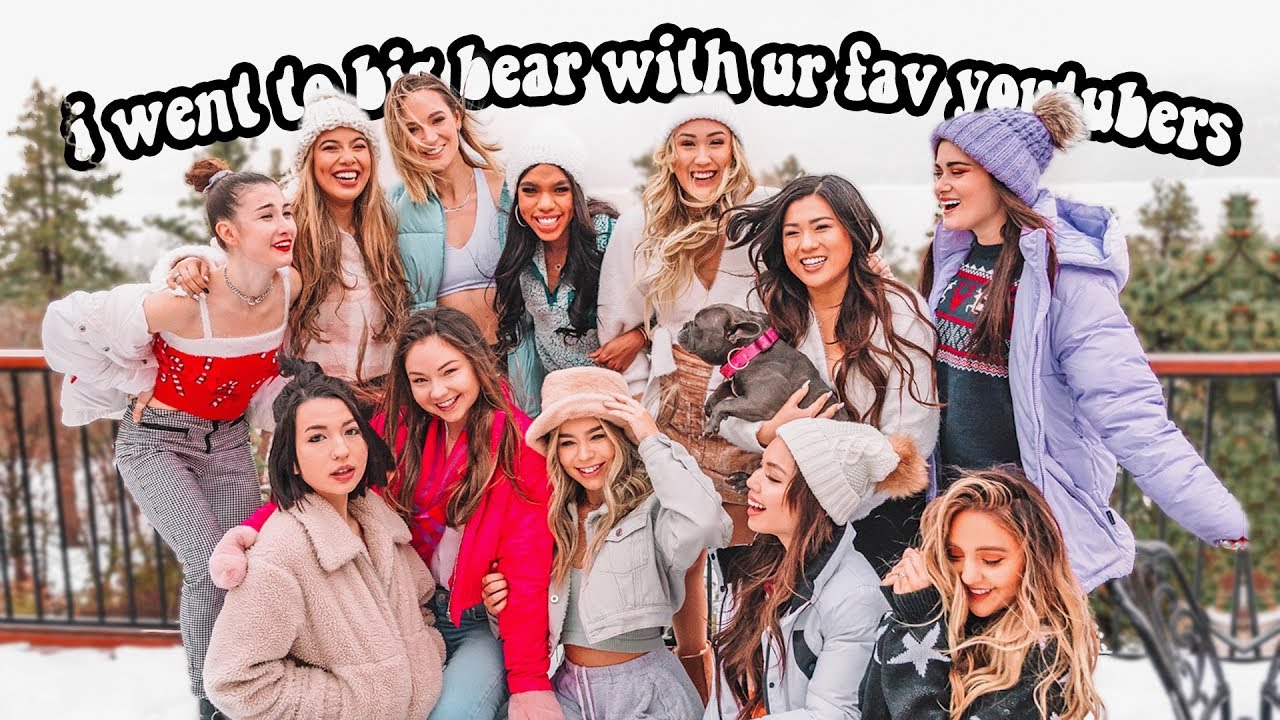 i went to big bear with all ur fav youtubers