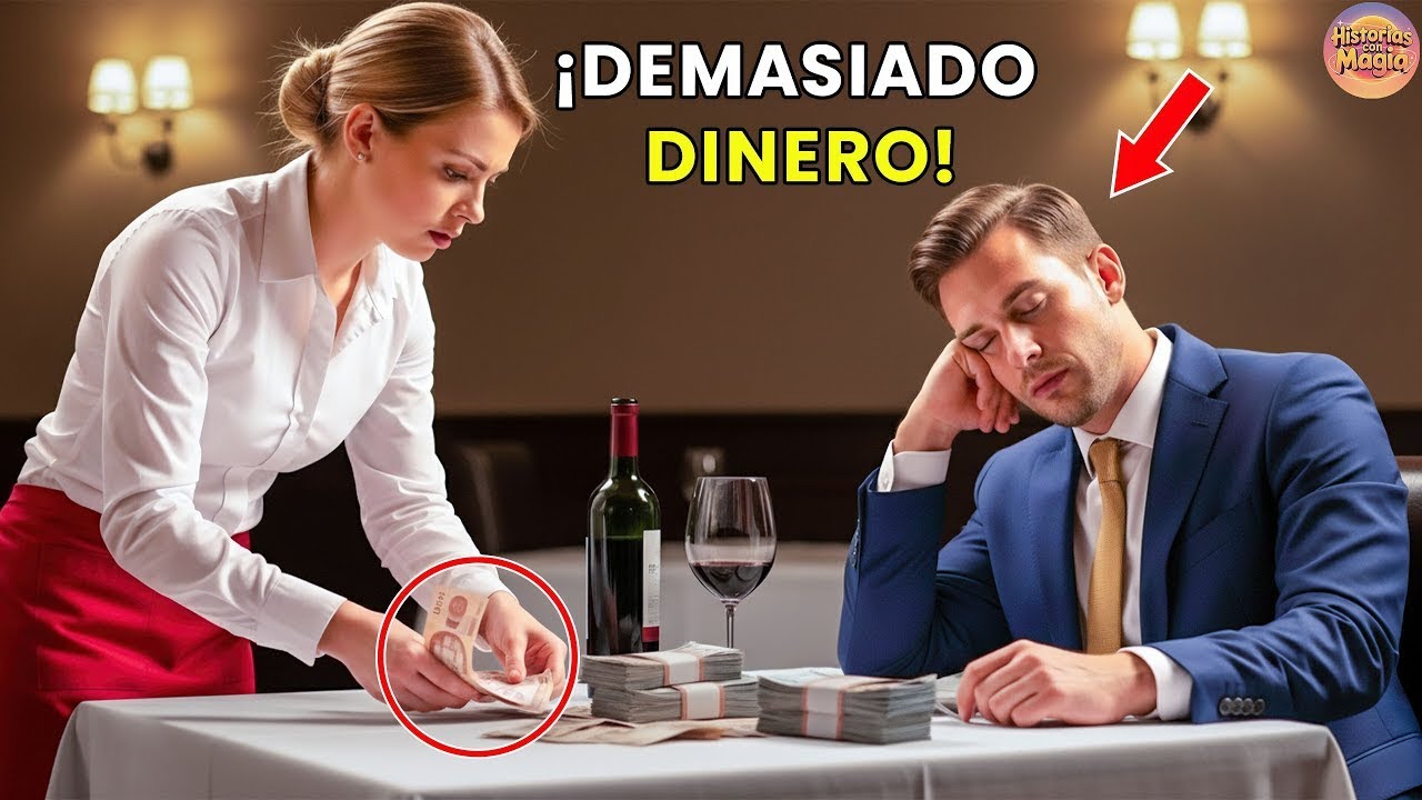 El Millonario Fingió Estar Dormido Para Poner A Prueba A La Mesera… Pero Lo Que Vio Lo Dejó Atónito