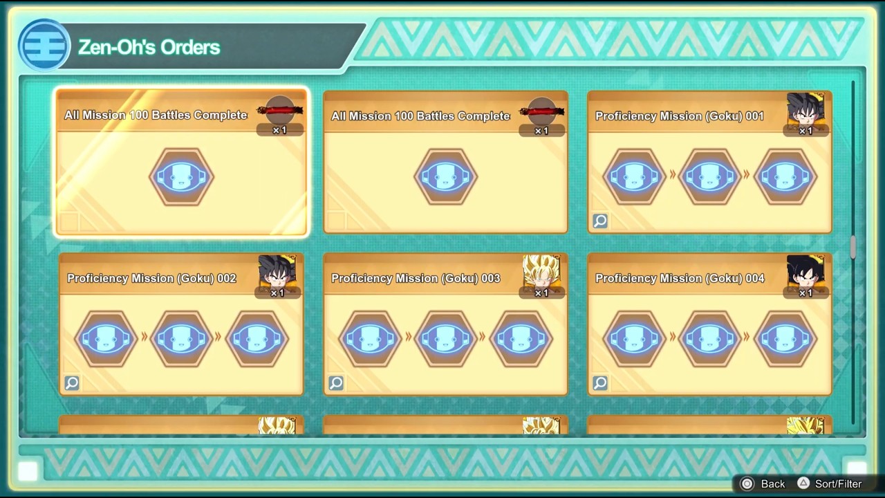 DRAGON BALL: Sparking! ZERO Zen-Oh's Orders, All Mission 100 Battles Completed Bug Fixed