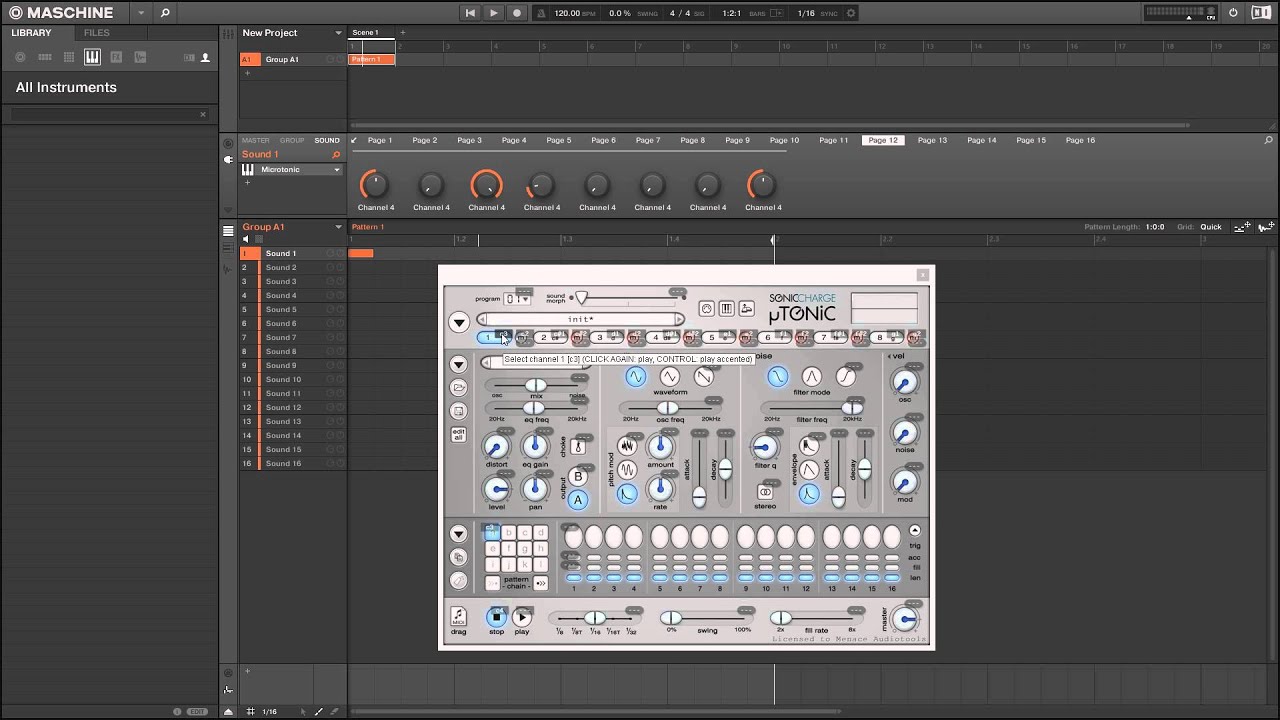 Maschine Drum Synth VST Mapping