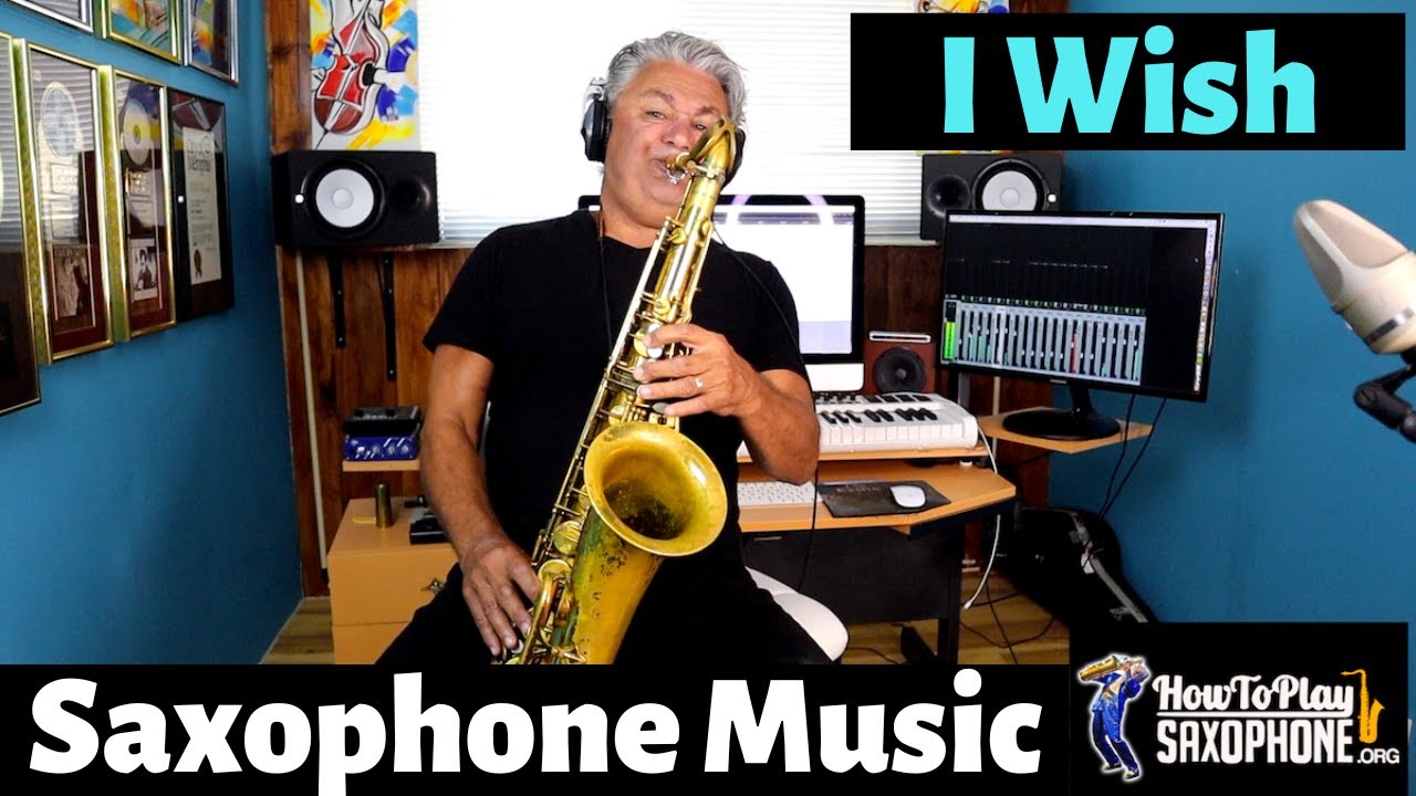 I Wish - Sax Cover - Saxophone Music with Custom Backing Track