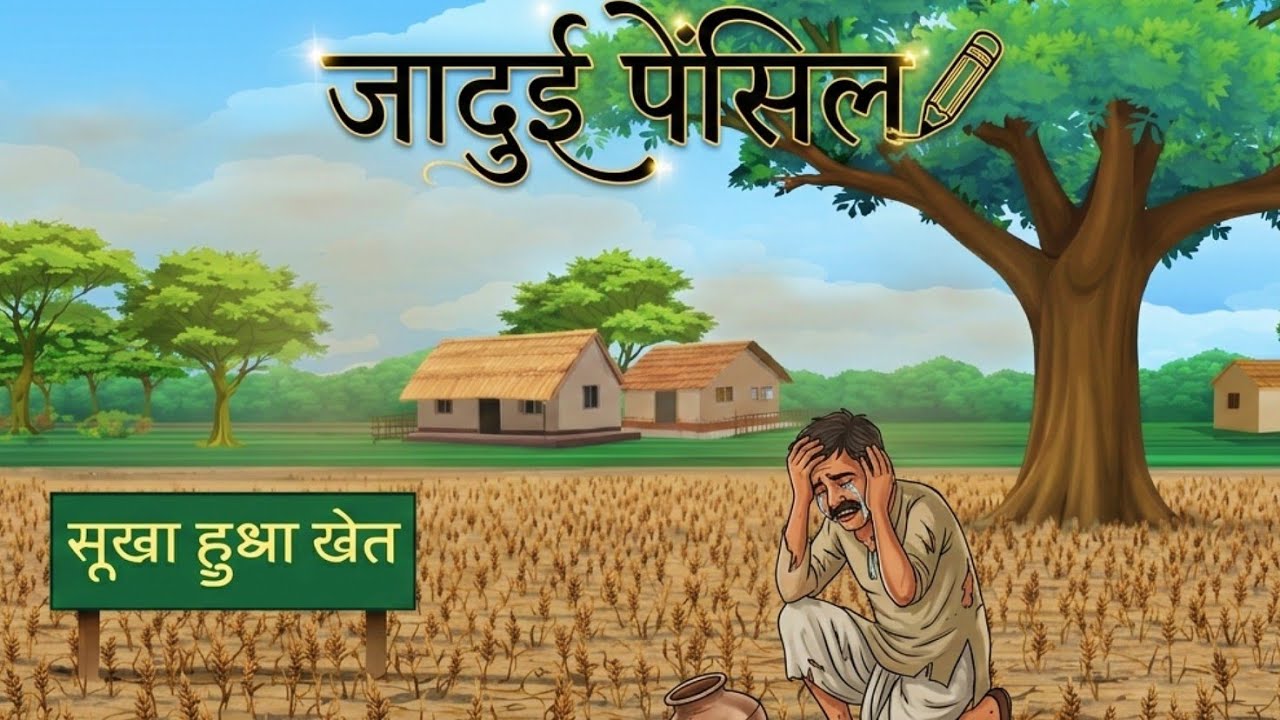 इस जादुई पेंसिल ने किसान की किस्मत बदल दी | HindiAnimation Story  | #हिंदीकहानी #मोरलस्टोरी 