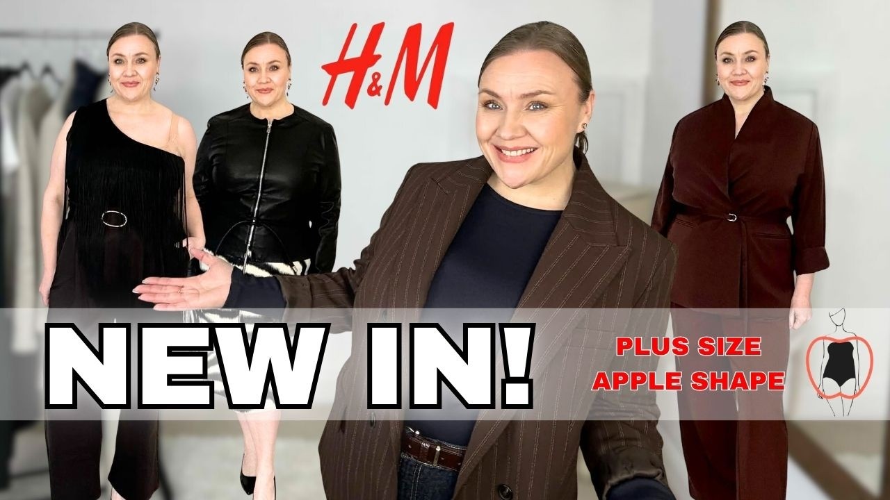 TRYING NEW PIECES FROM H&M | Plus Size Apple Shape