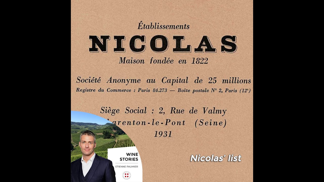 Histoires de vins - S2E2 - La liste Nicolas