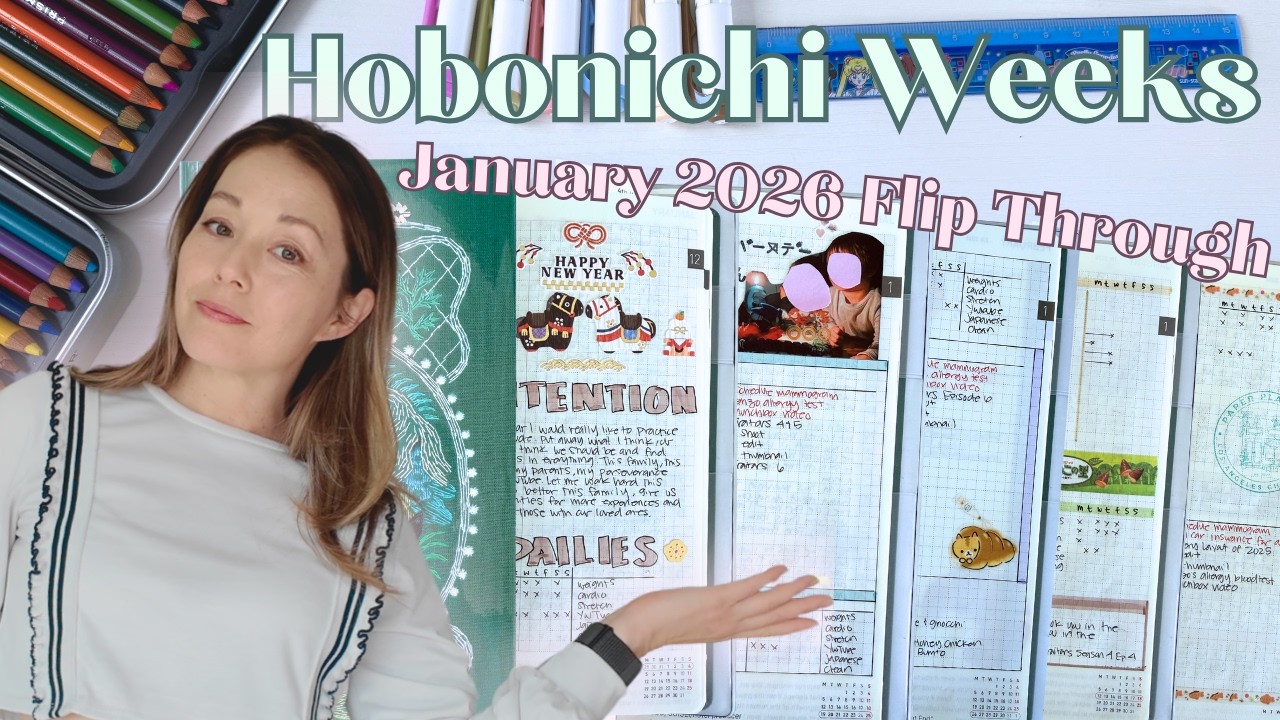Обзор Hobonichi Weeks | Январь 2026
