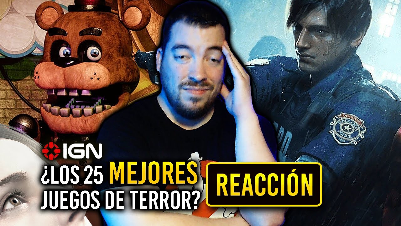 WTF??! Mi REACCIÓN al TOP de IGN: MEJORES 25 JUEGOS DE TERROR de LA HISTORIA