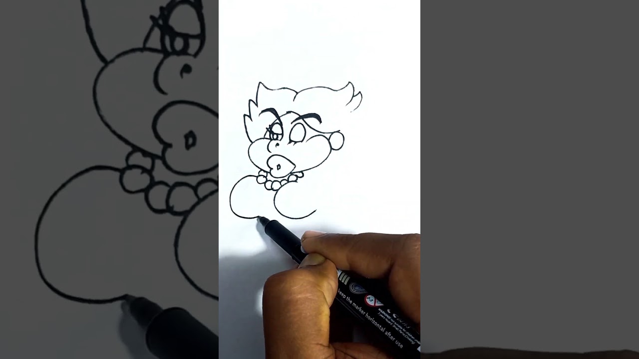 Madame Flurrie From Paper Mario #Drawing #Challange