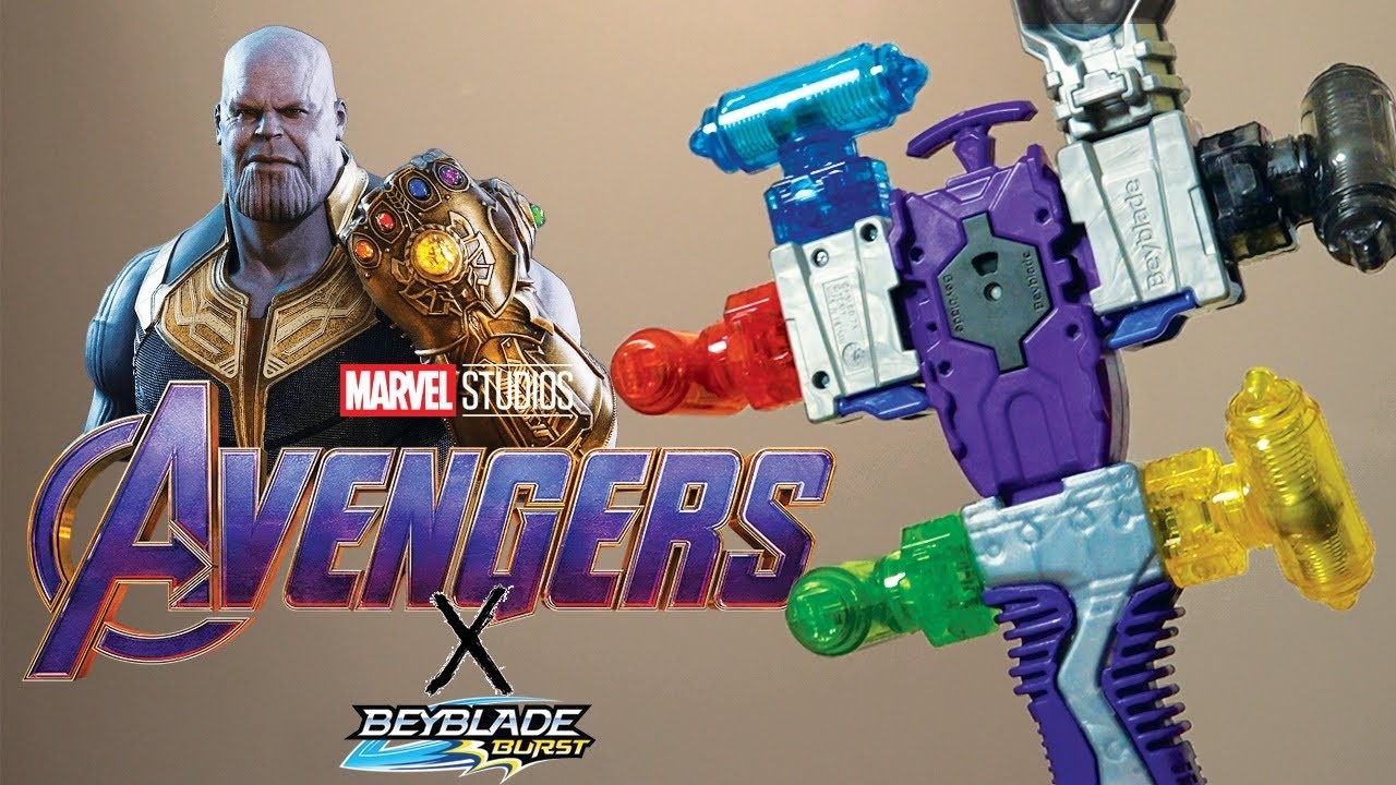 THANOS INFINITY GUANTLET LAUNCHER! Epic Beyblade Launcher Customization | Beyblade Burst