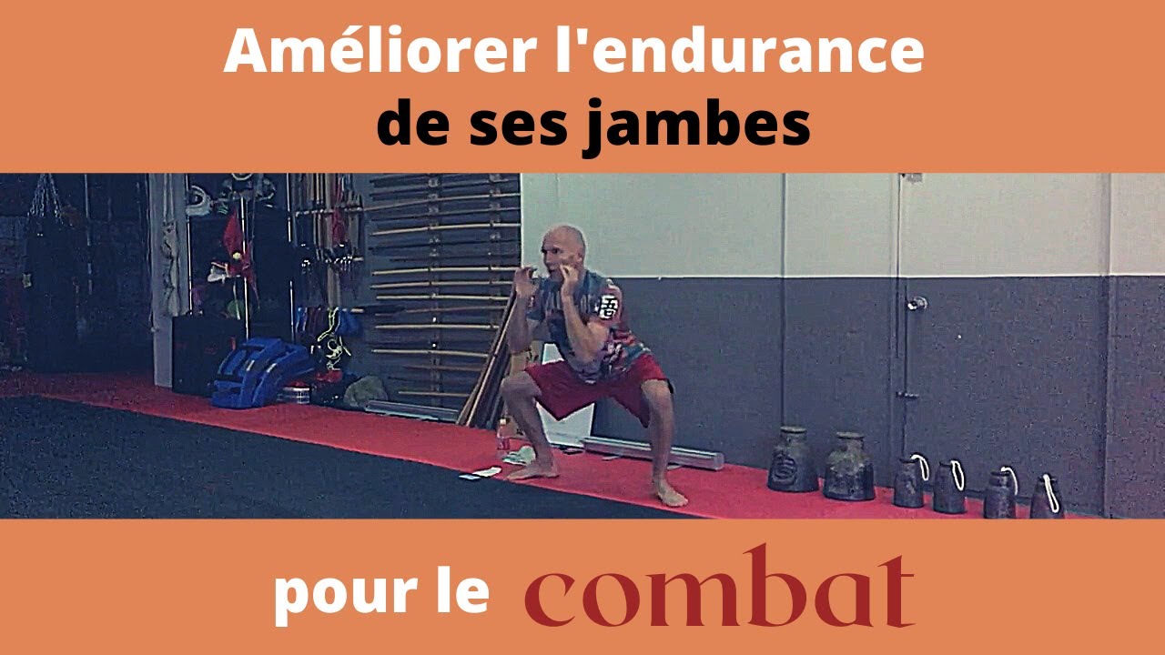 Entraînement jambes pour le combat