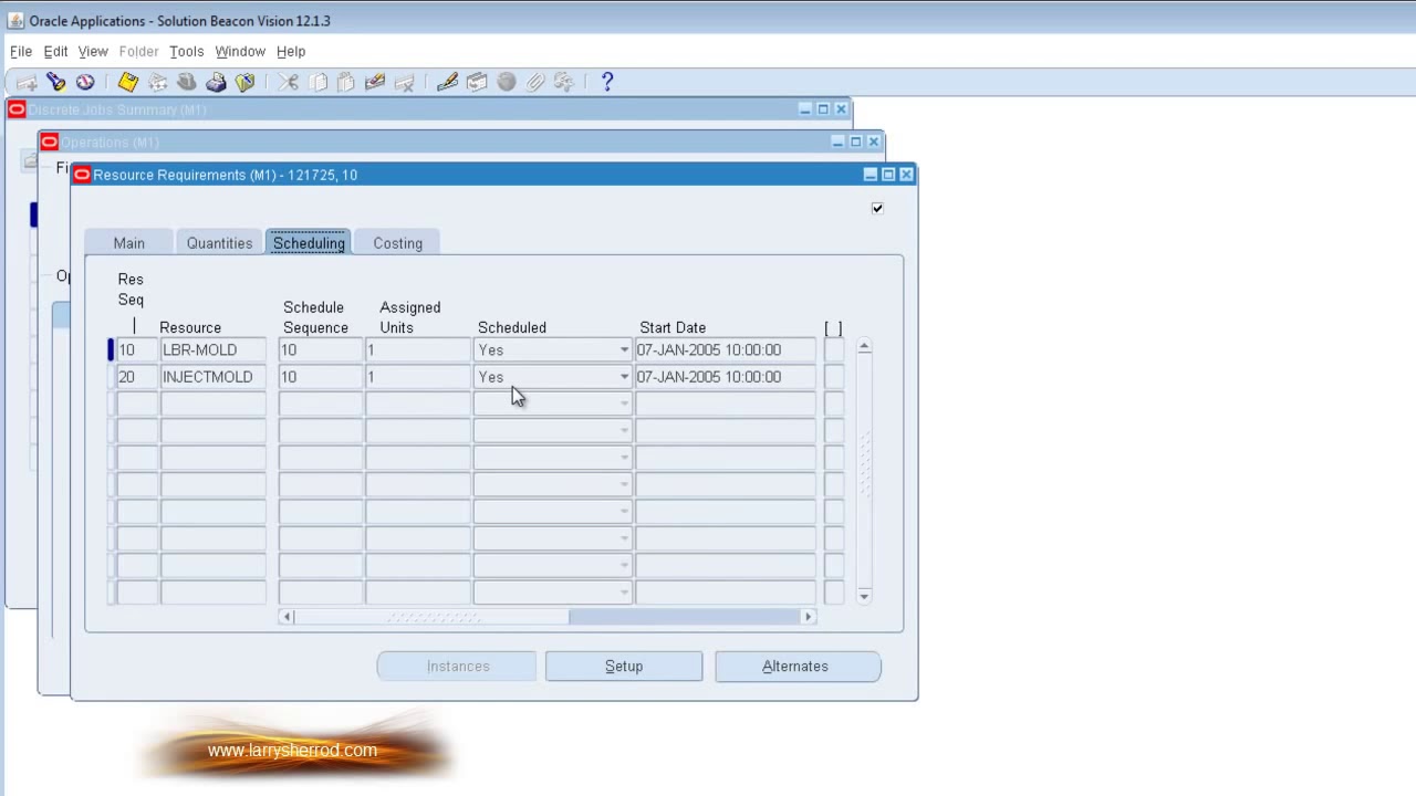 WIP Oracle Work in Process, The Basics, Oracle Applications Training