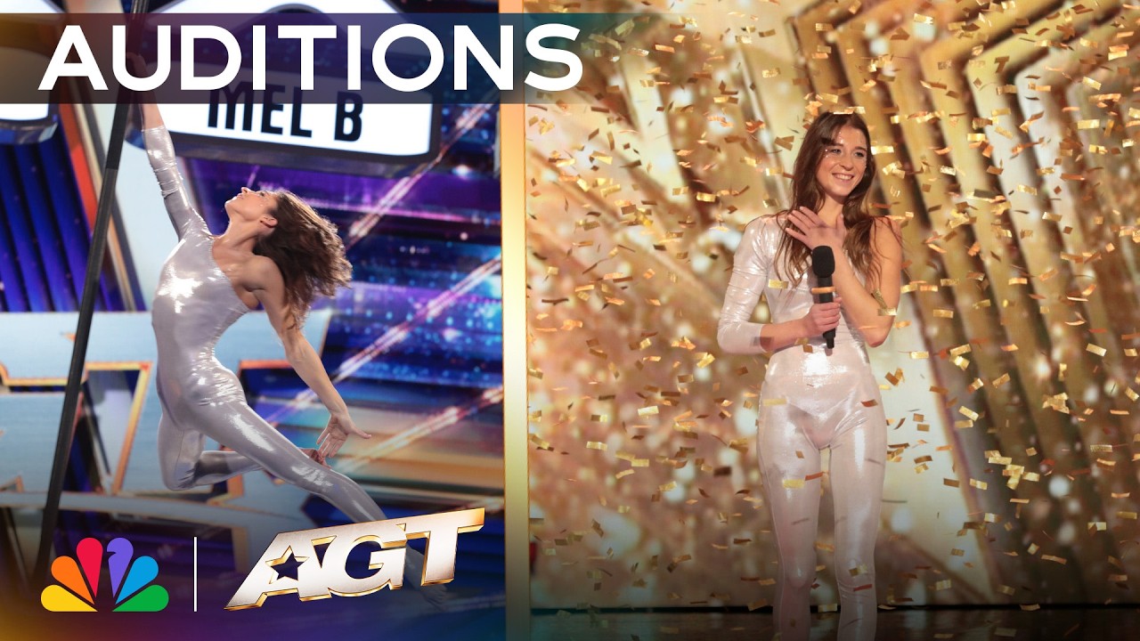 Golden Buzzer: Veronika Goroshkova&rsquo;s Aerial Pole STUNS Sofia Vergara | Auditions | AGT 2026