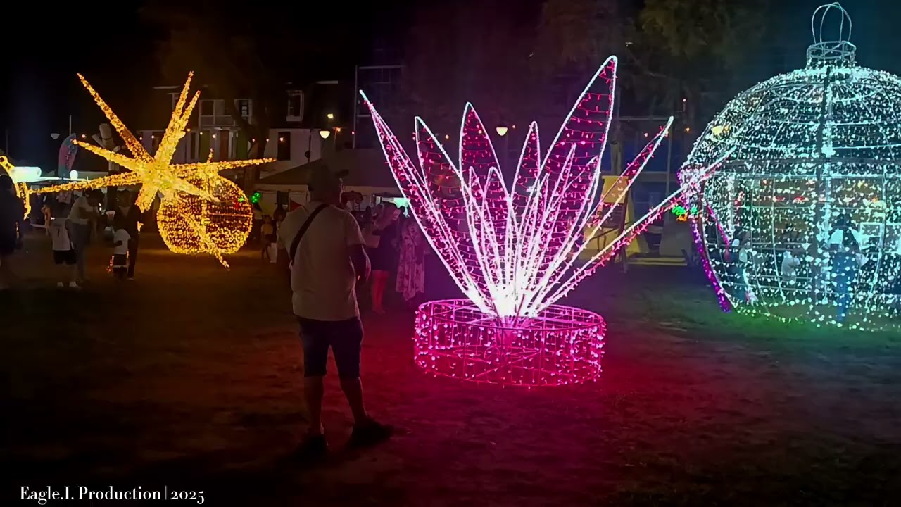 Christmas Lights Independence Square | Paramaribo Suriname|