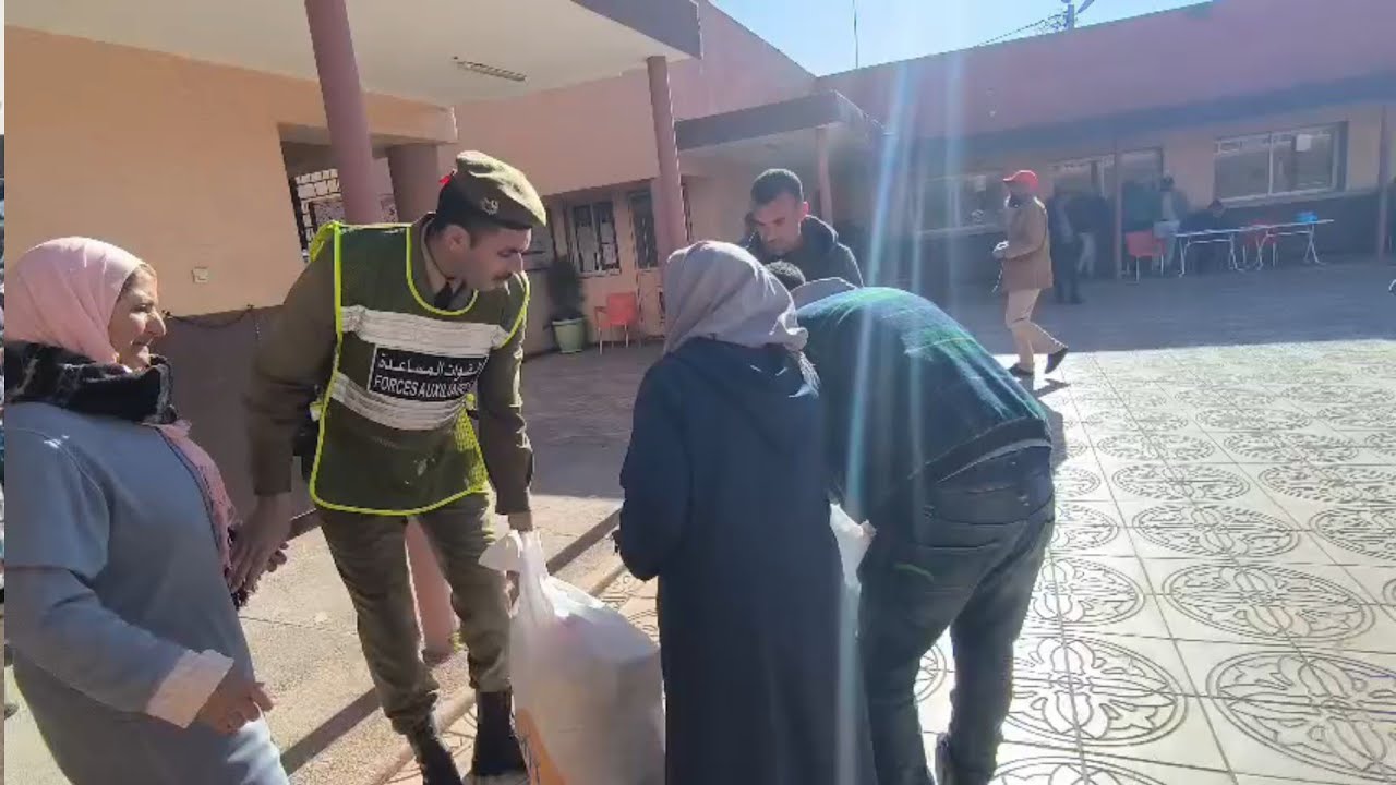 650 قفة غذائية توزع بالشماعية في إطار عملية رمضان.