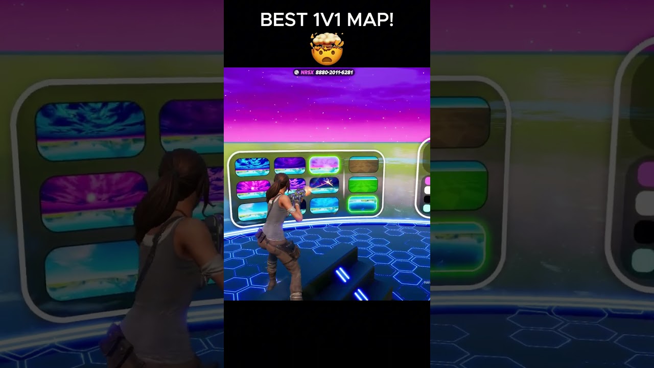 Best 1v1 map!🙏  #foryou #fortnite #1v1