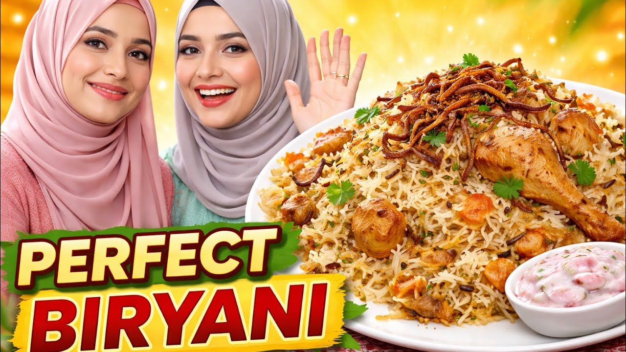 Perfect Chicken Biryani Recipe | @Afreenkiduniya-96 