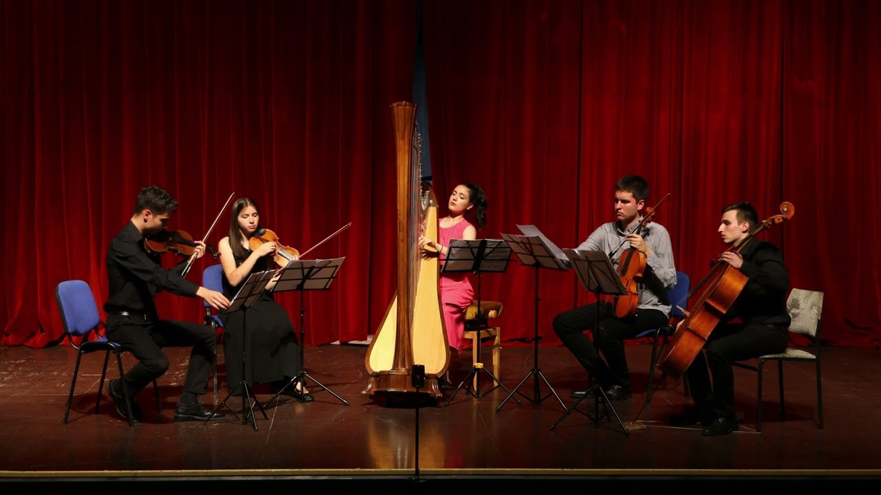 M. Tournier: Féerie: Prelude et Danse for harp and string quartet - Irina Pejoska