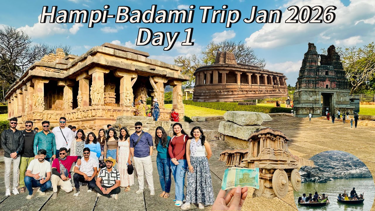 Coracle Ride In Hampi I Anjanadri Hill I  Day 1 In Hampi I हंपी Ep 01