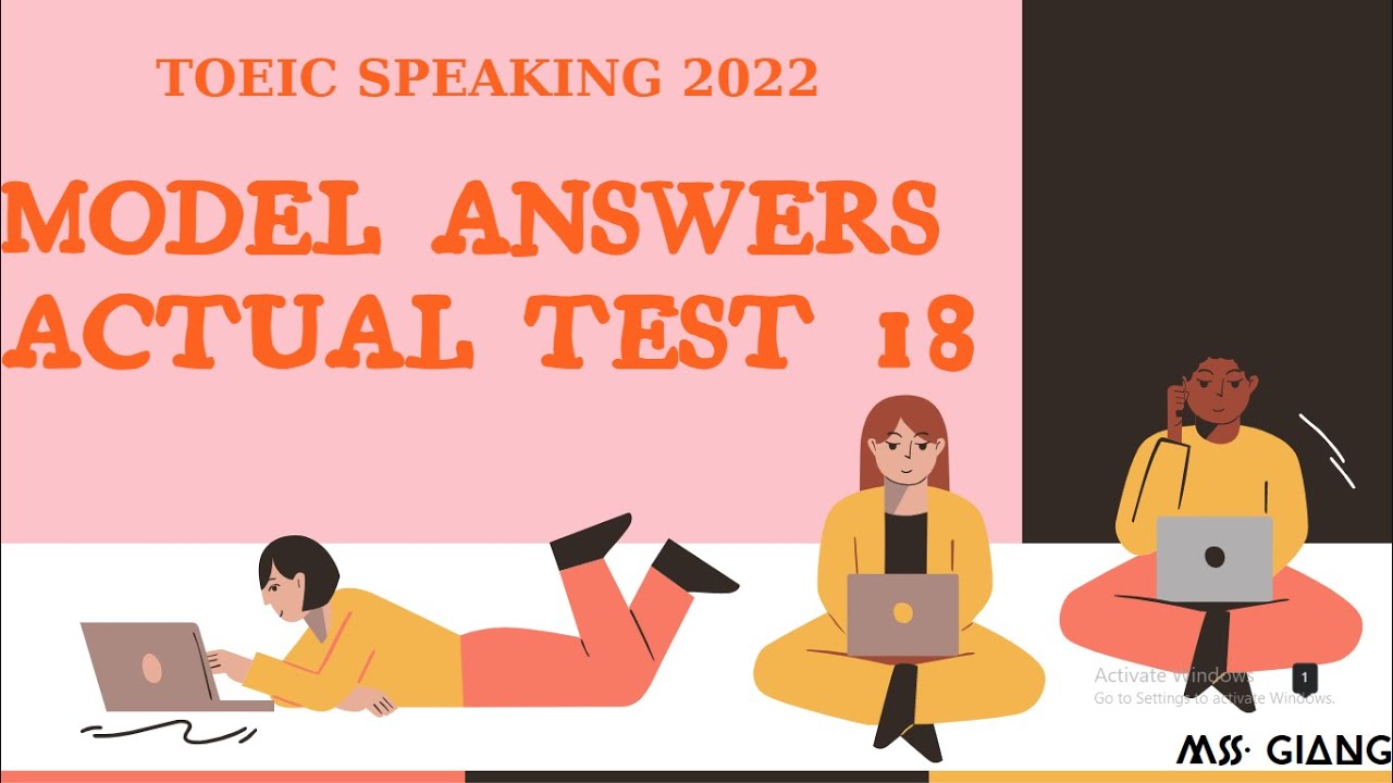 TOEIC SPEAKING 2022 | ANSWERS TO ACTUAL TEST 18