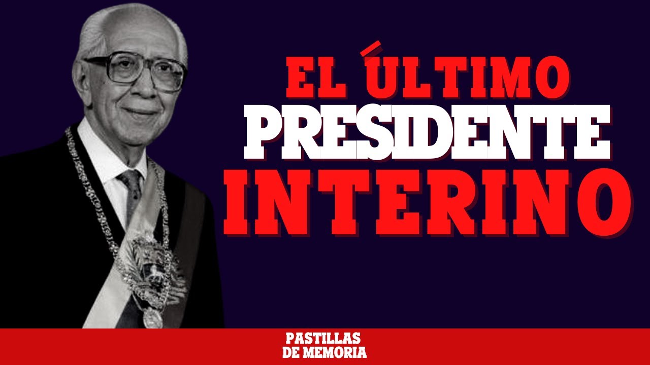 RAMON J. VEL&Aacute;SQUEZ: EL &Uacute;LTIMO PRESIDENTE INTERINO | PASTILLAS DE MEMORIA 45 #OlvidarNosSali&oacute;Caro