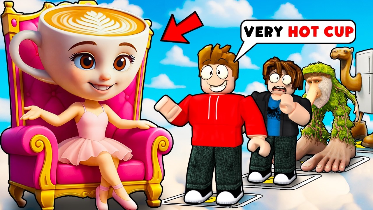 ROBLOX CHOP GOT IN LINE TO MEET BALLERINA CAPUCCINA AND WINS HER