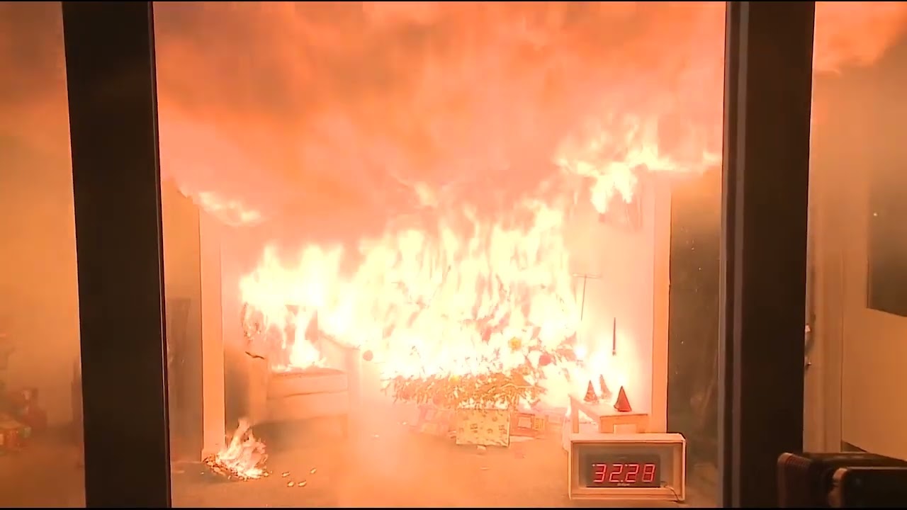 Christmas Tree Fire