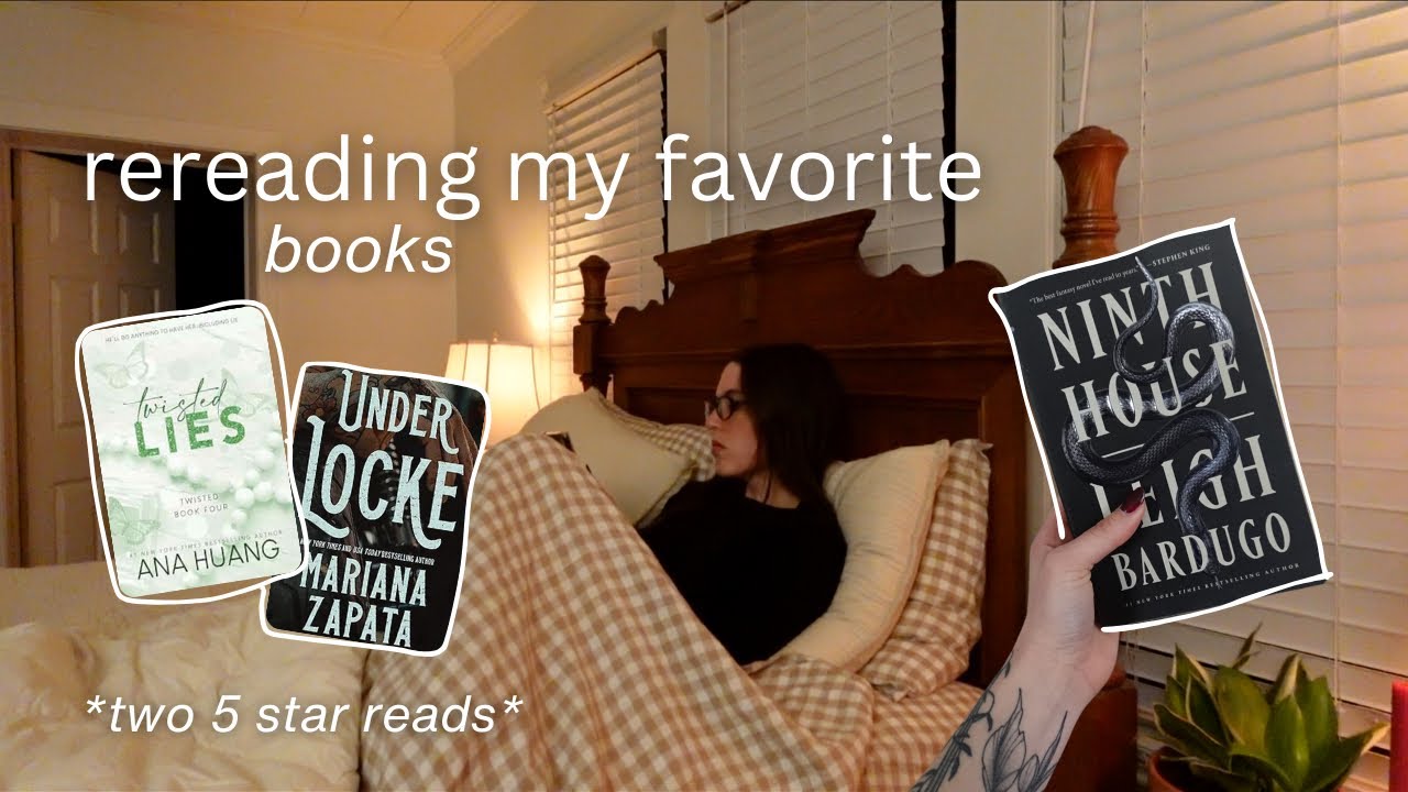 Rereading my favorite books・❥・two 5 star reads, dark acadamia, fantasy & romance books