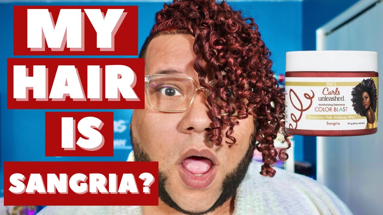 ORS CURLS UNLEASHED COLOR BLAST HAIR WAX IN SANGRIA!!!