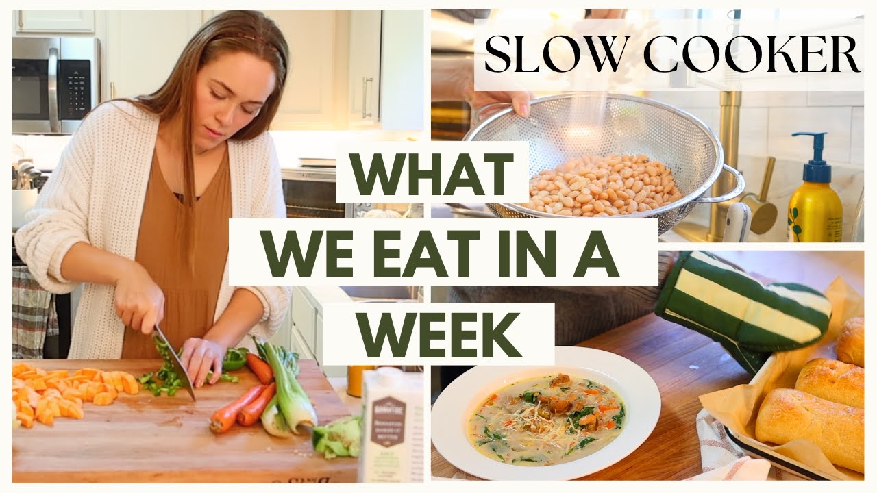 What We Eat In A Week | Cozy Slow Cooker Crock Pot Meals To Make All Autumn and Winter