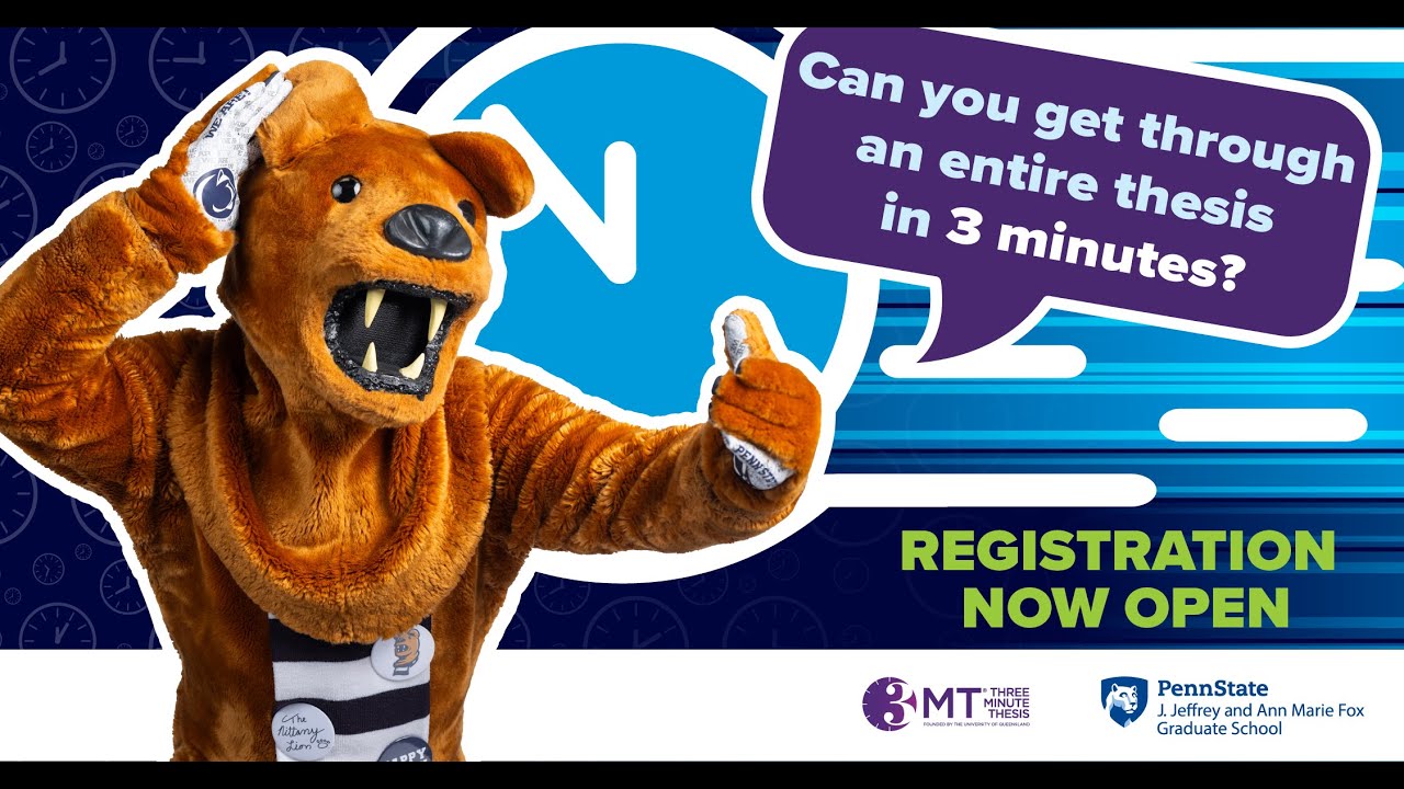 Why Participate in Three Minute Thesis?